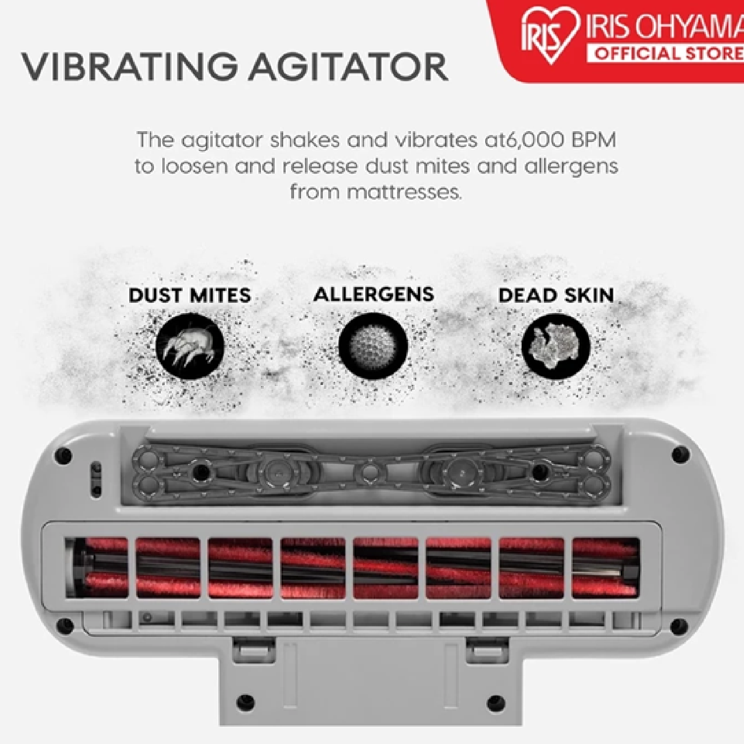 IRIS OHYAMA Dust Mite MATTRESS & SOFA Vacuum Cleaner IC-FAC4 GENERATION 4