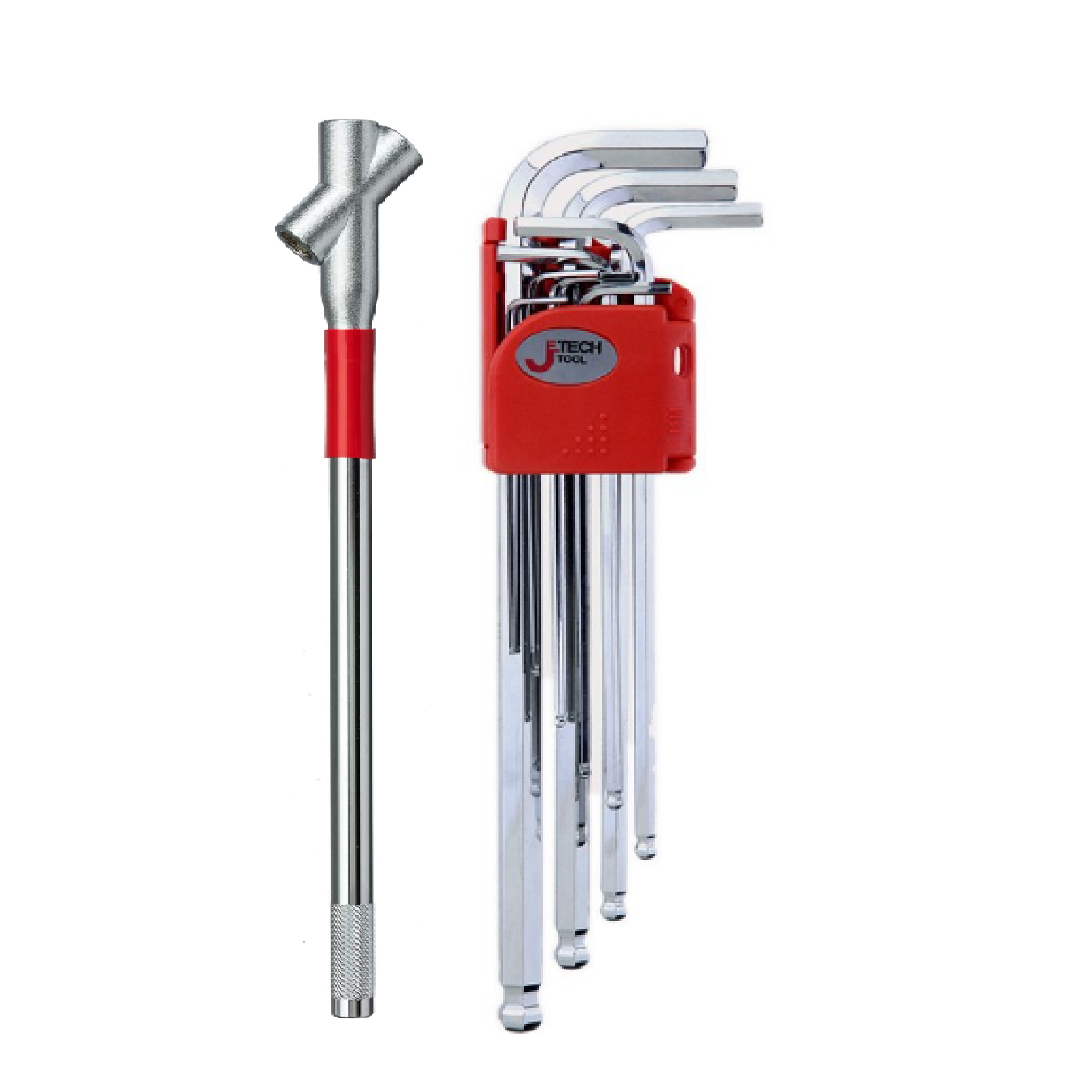 Jetech 9PC + 1PC EXTRA LONG Hex Wrench Set BL-C9+1