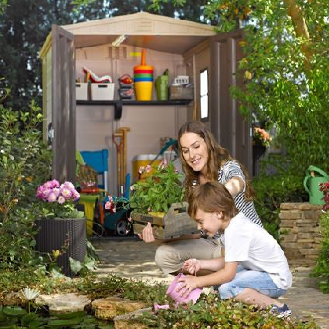 Keter Factor 6 X 6 Outdoor Garden Shed