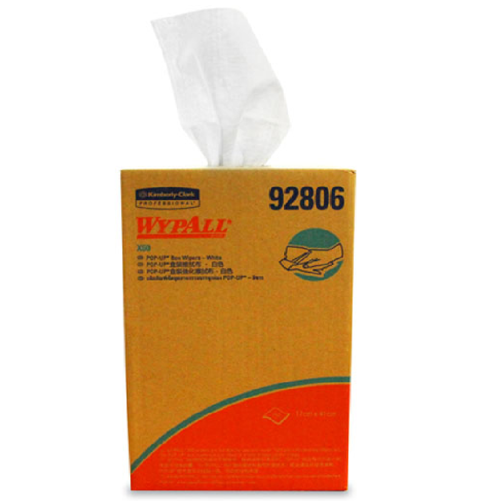 Kimberly Clark WYPALL 92806 X60 Pop Up Box Wipers 150 Sheets/Box