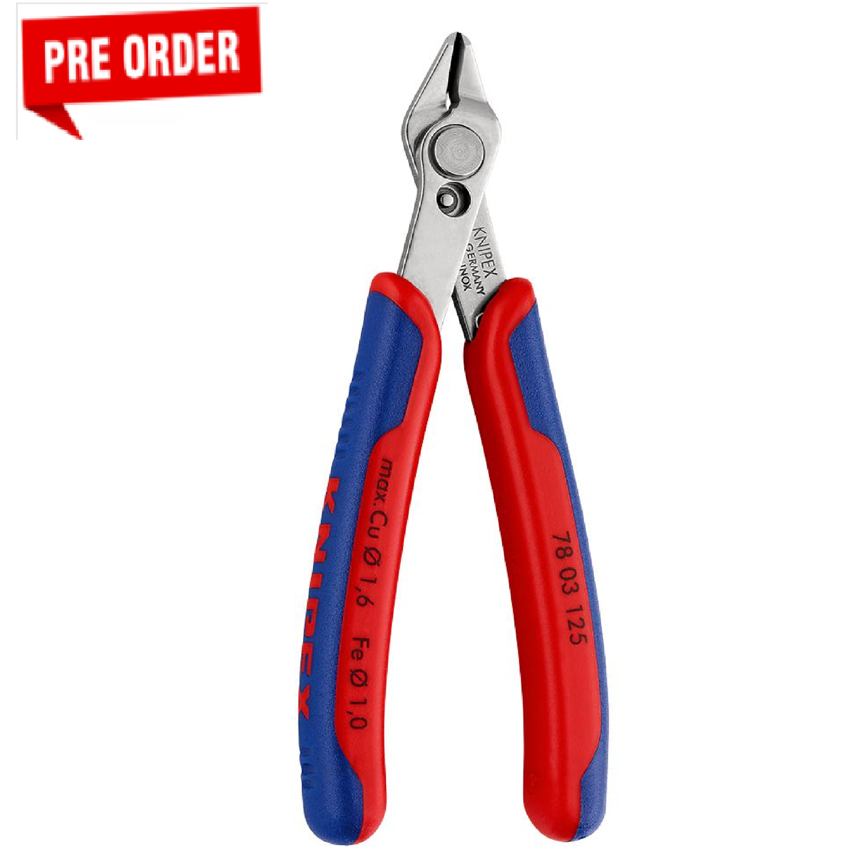 KNIPEX 7803-125 125MM ELECTRONICS ULTRA FINE SNIP Plier