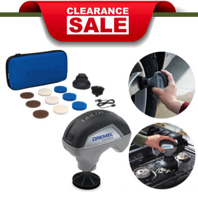 LAST SET LEFT DREMEL VERSA PC10 High Speed Power Cleaner With Accessories