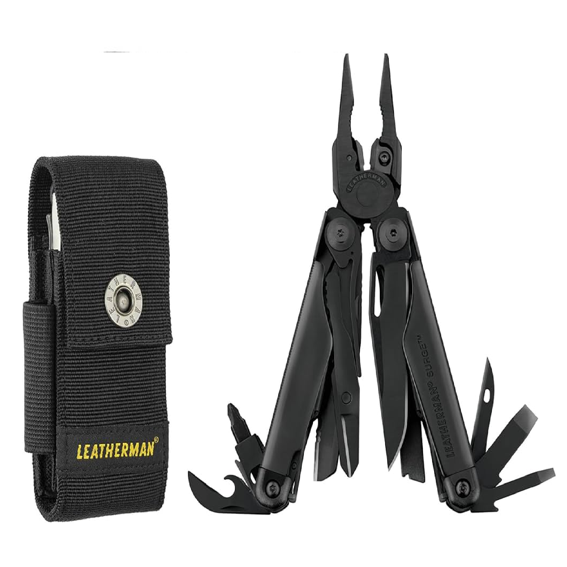 Leatherman WAVE PLUS (BLACK) Multi Tool With NYLON Button Sheath