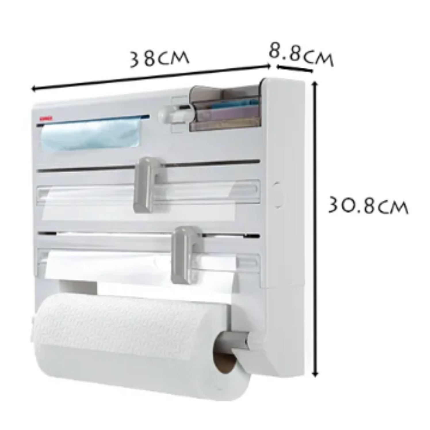 Leifheit L25723 Wall Mounted Roll Holder Parat Plus