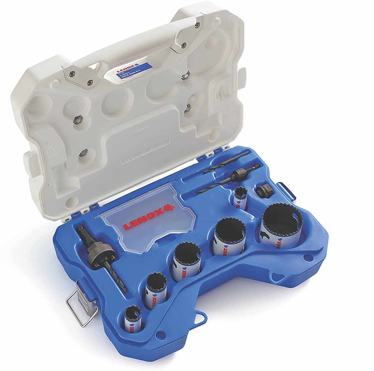 Lenox 600P Bi-Metal Plumber Hole Saw Kit 10PC Set