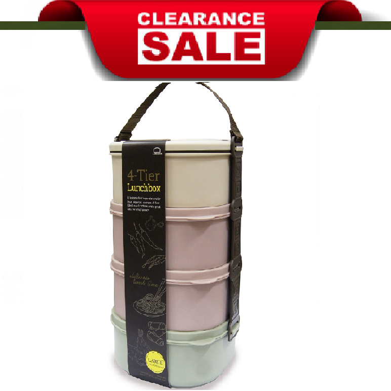 LOCKNLOCK 4-TIER LUNCHBOX LARGE HPL773