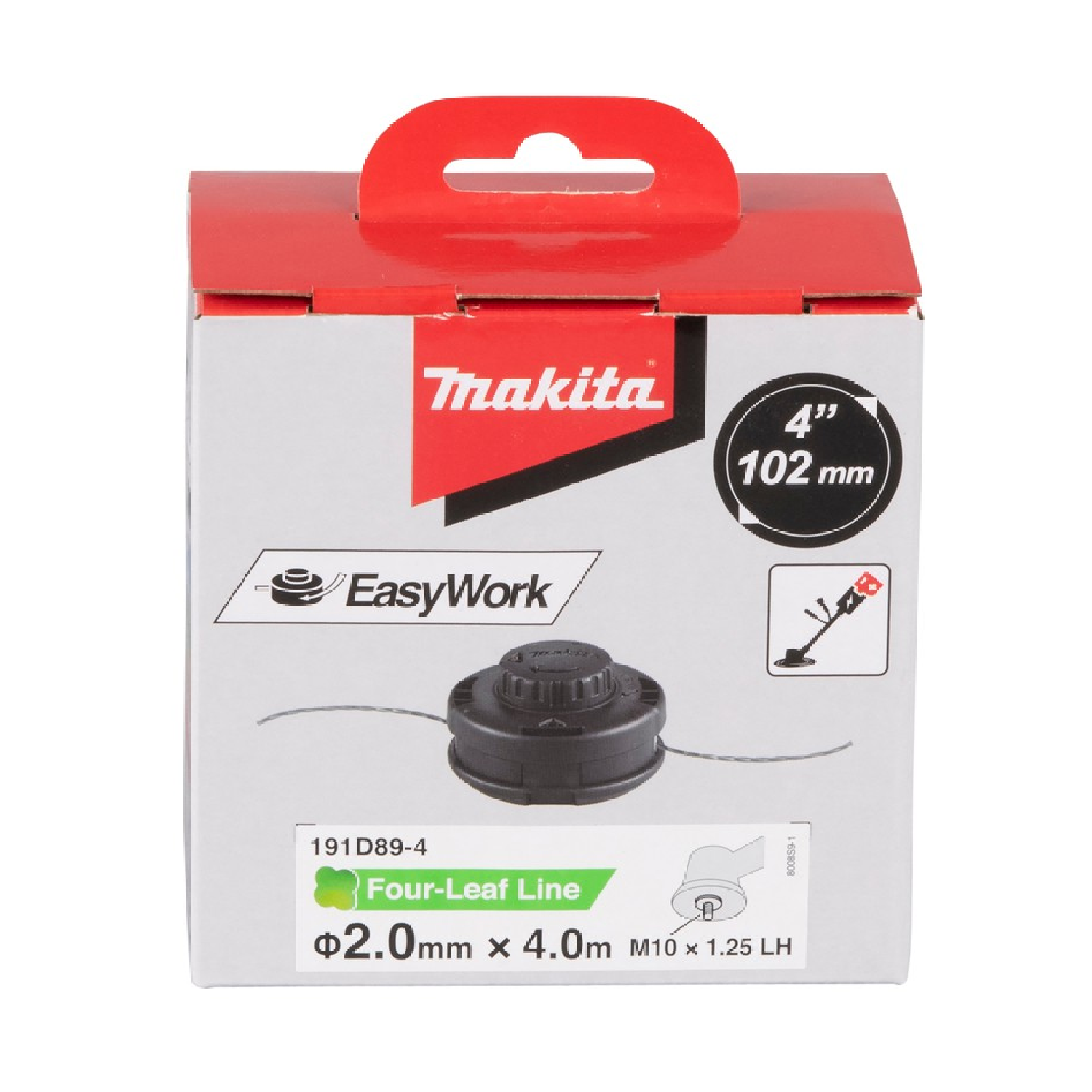 Makita 191D89-4 Four-Leaf Line STRING TRIMMER HEAD 2.0MM X 4.0M
