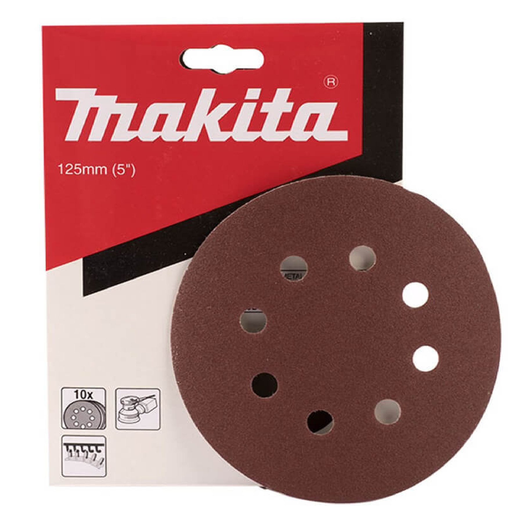 Makita D-54140 HOOK & LOOP (Velcro Back) 5