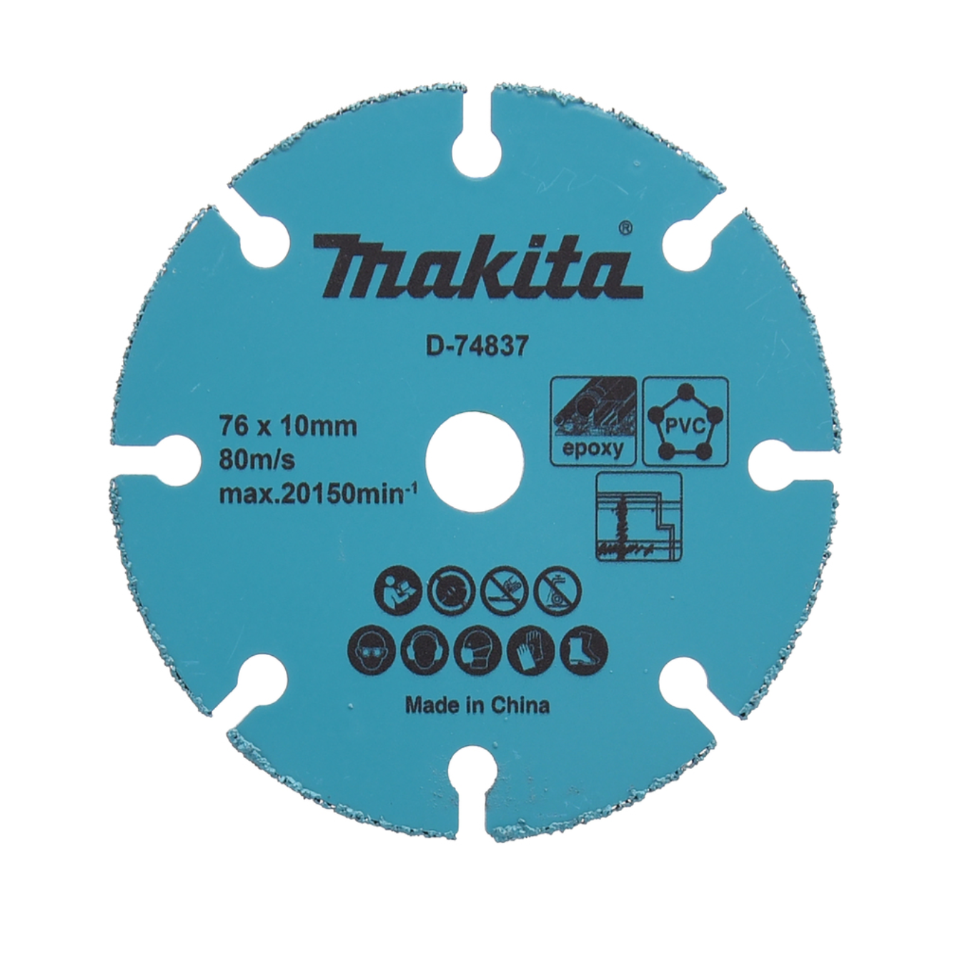 Makita D-74837 Tungsten Carbide Grit Blade 76MM X 1.7MM X 10MM