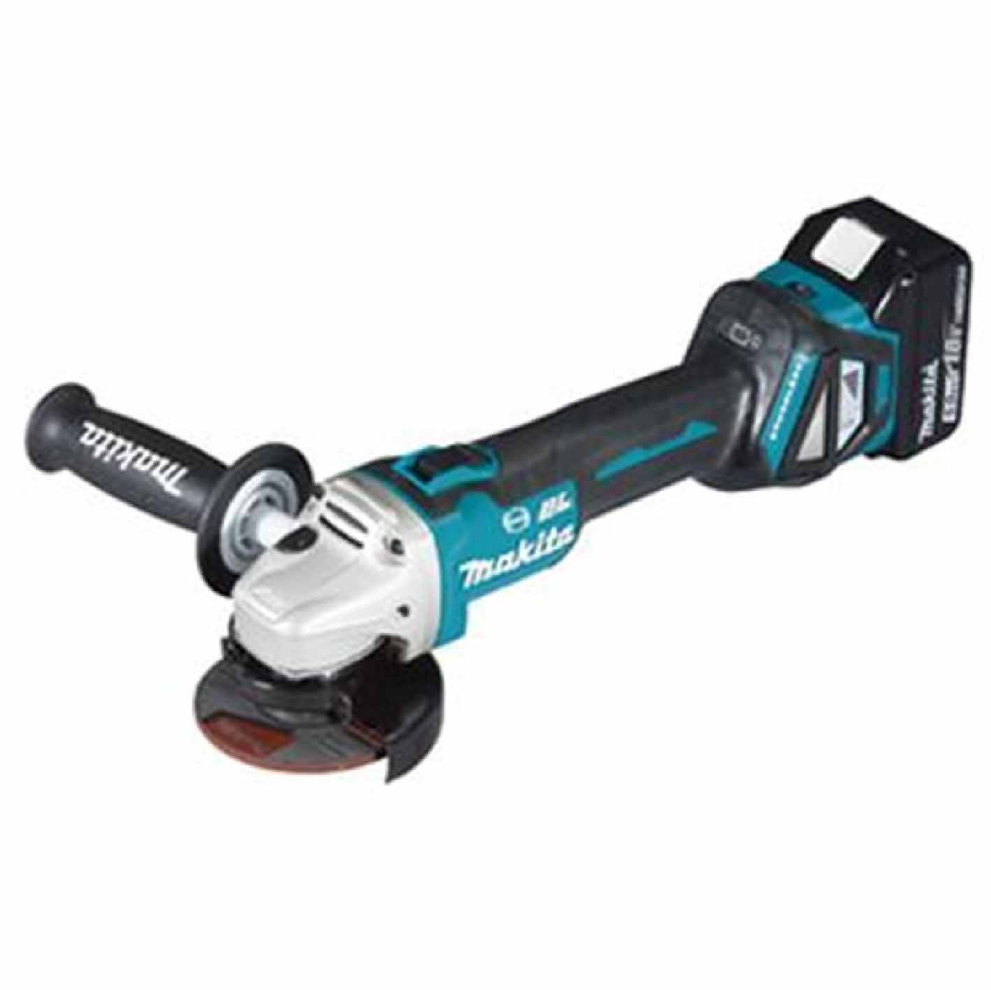 Makita DGA413RTE 2 X 18V 5.0AH LI-ION 100MM (4