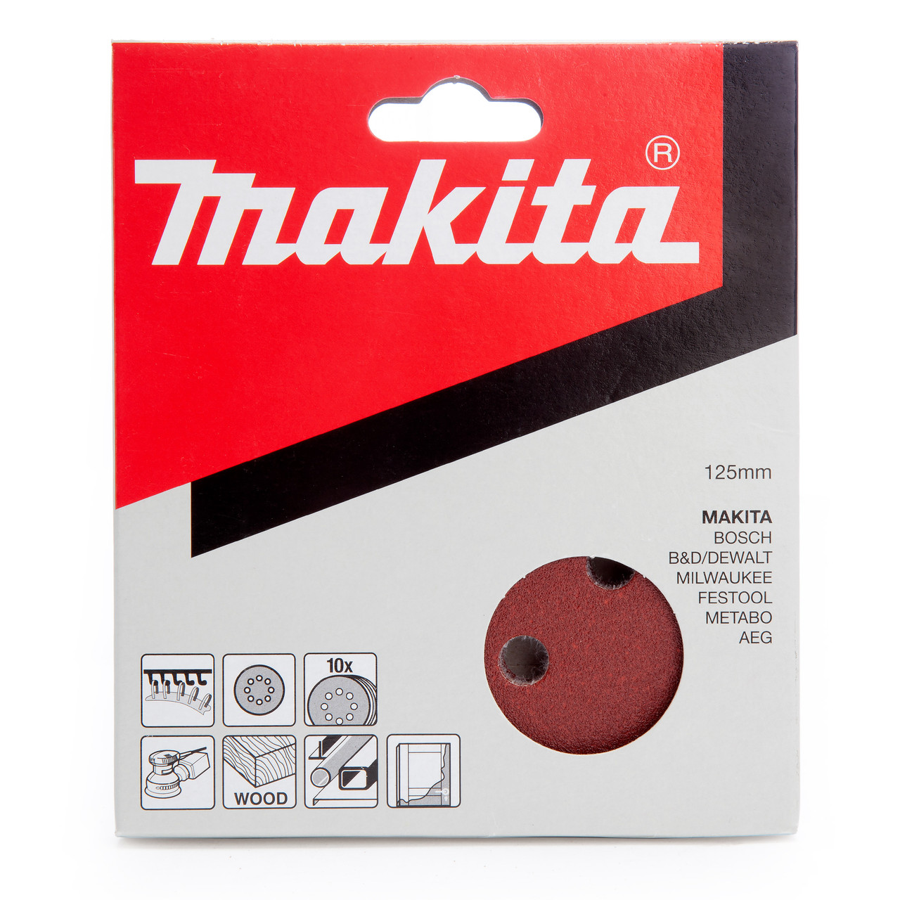 Makita P-43549 HOOK & LOOP (Velcro Back) 5