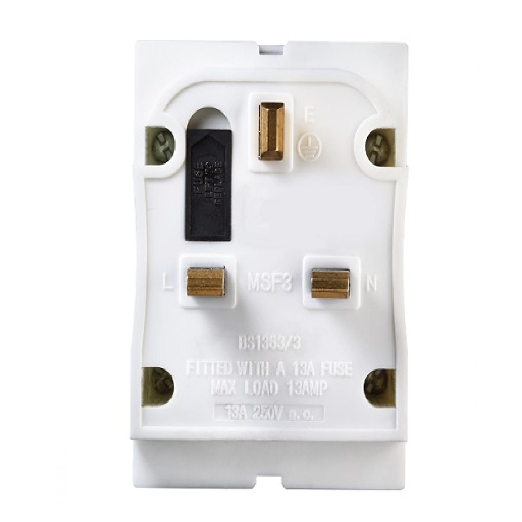 Masterplug BASIC MULTI Socket Adaptor 3-PIN MSF3