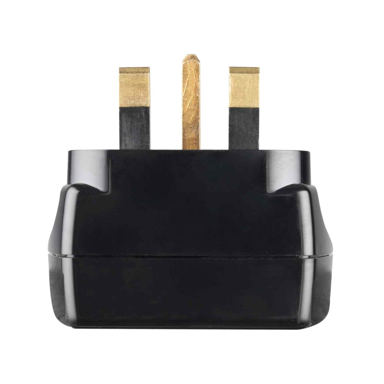 Masterplug SURGE Adaptor FAST CHARGE USB A & C BLACK SRGAUAC22PB