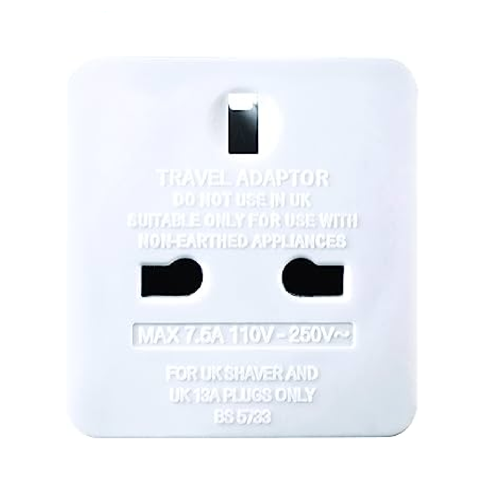 Masterplug Travel Adaptor UK TO WORLDWIDE 2PC/PACK