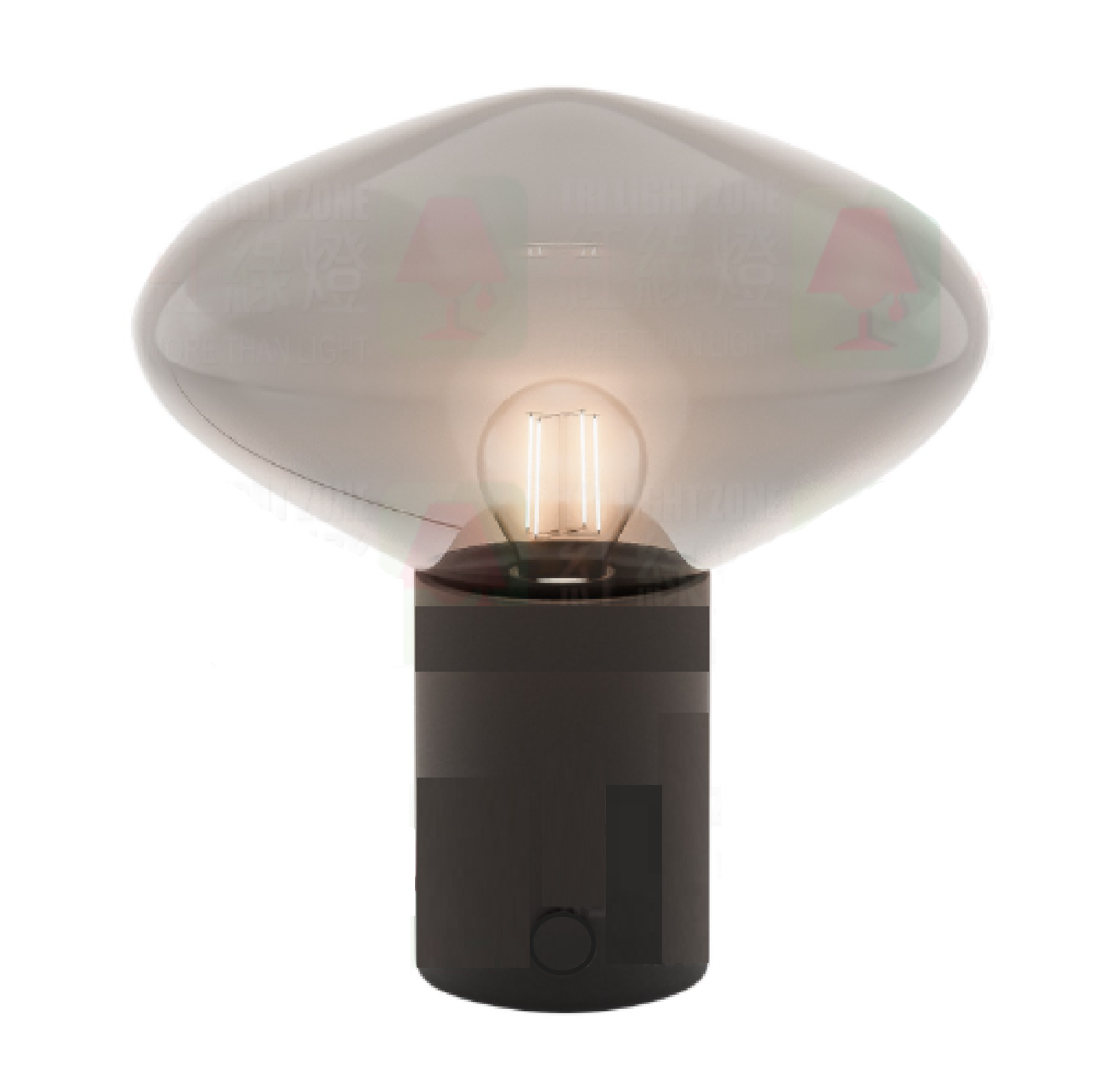 MIKA SMOKE GLASS Table Lamp E27 T03-350DSG