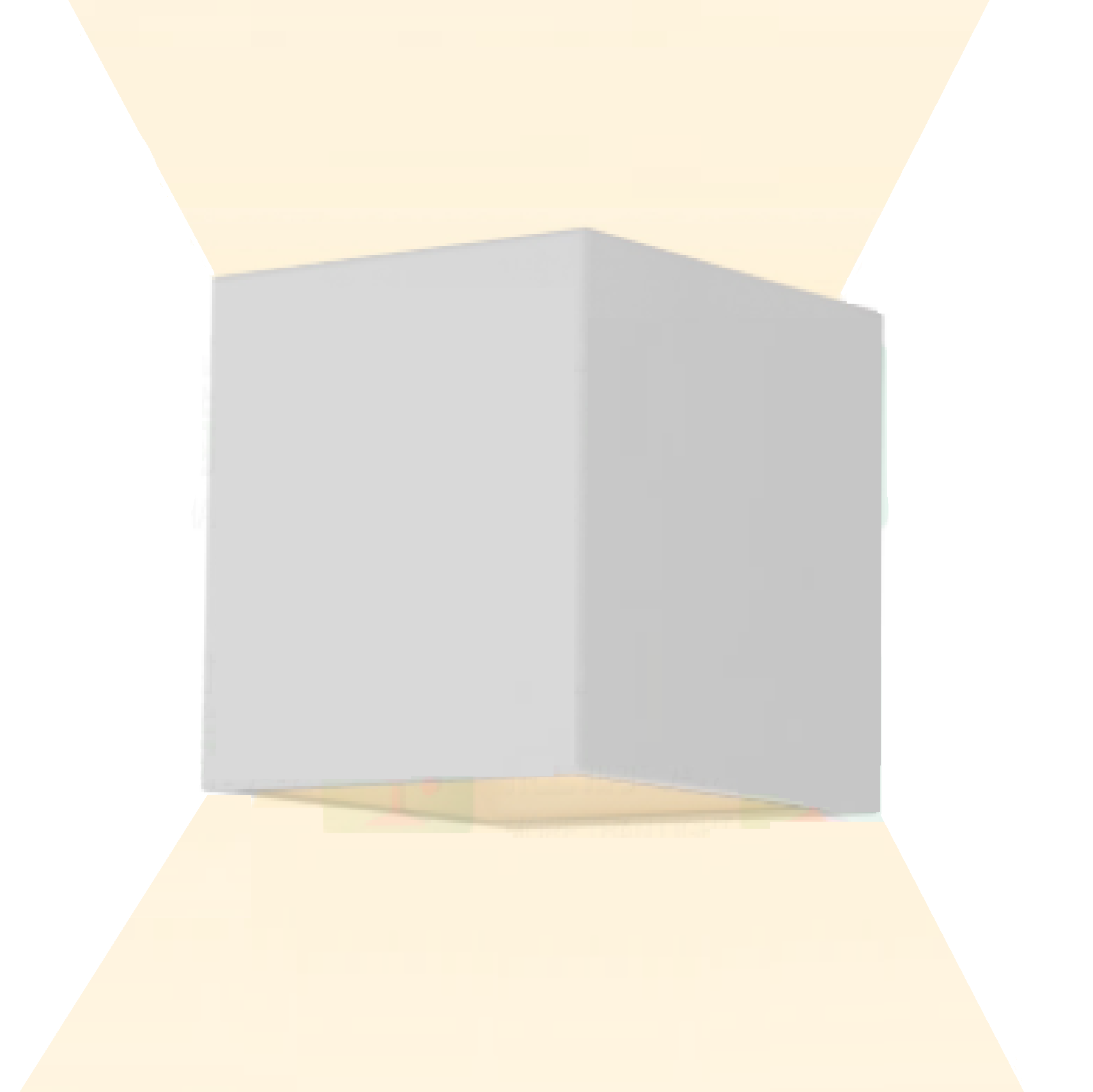 MIKA WHITE CUBE Indoor/Outdoor WEATHERPROOF Wall Lamp 5W LED IP65 W14-100LW