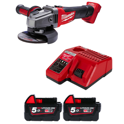 MILWAUKEE 2 X 18V 5.0AH LI-ION M18B5 M18V 5