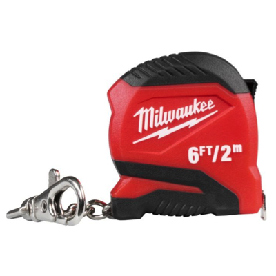 MILWAUKEE 2M/6FT Measuring Tape With Keychain 48-22-1706