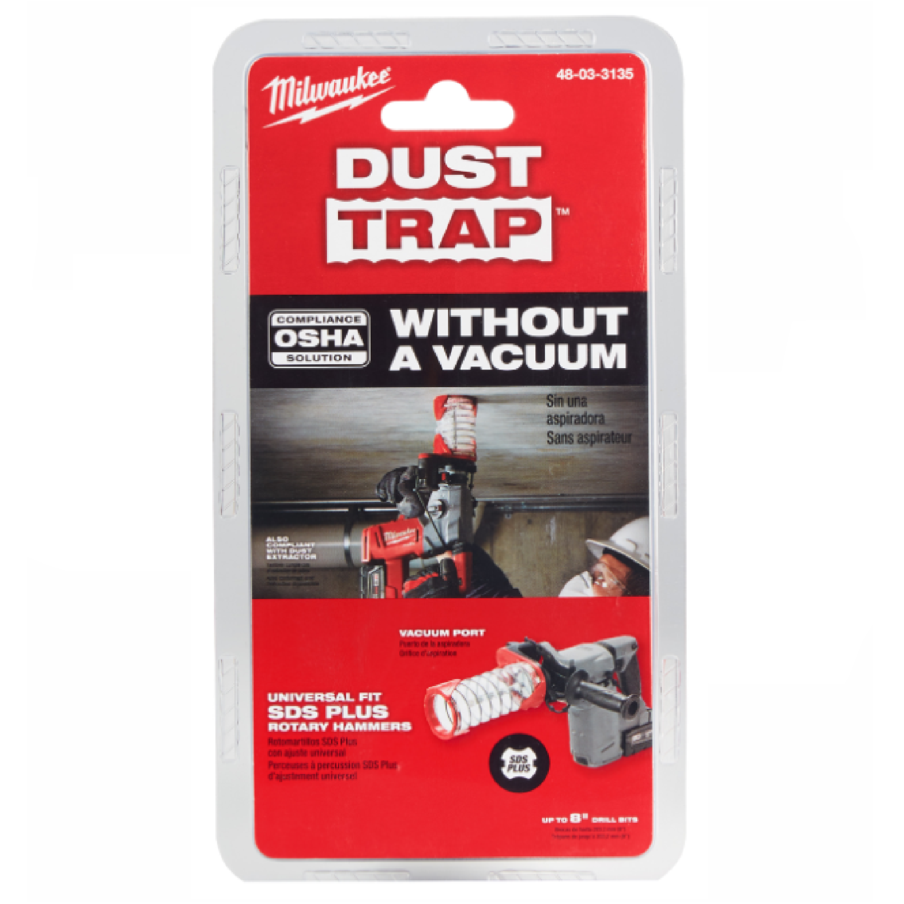 MILWAUKEE Dust Trap For SDS DRILLS 48-03-3135