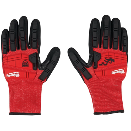 MILWAUKEE Impact CUT LEVEL 3 Nitrile Dipped Gloves PAIR