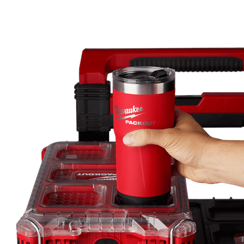 MILWAUKEE PACKOUT 20oz (591ML) Tumbler RED 48-22-8392R