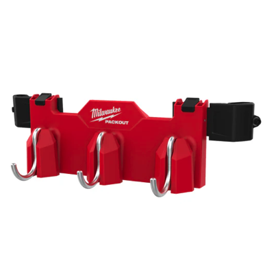 MILWAUKEE PACKOUT Side Mount 3-HOOK RAIL 4932-4986-50