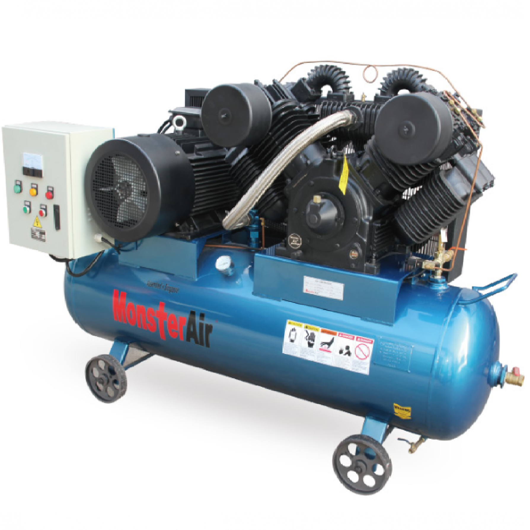 MonsterAir 30HP 400L 3 Phase (415V) 12 Bar Heavy Duty Air Compressor TB300U-400H With MOM Certificate