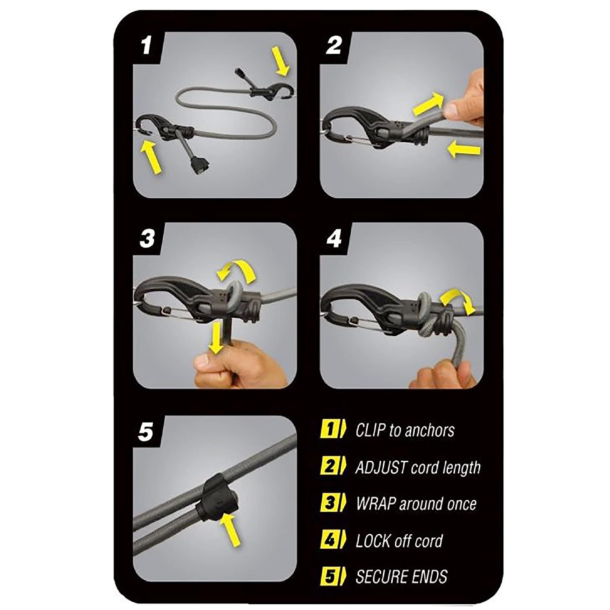 NITE IZE	KnotBone Adjustable Bungee 6