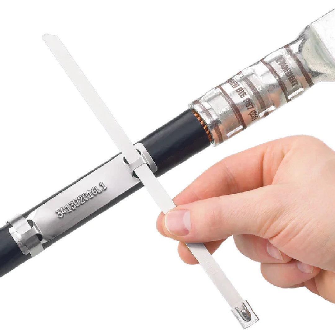 PANDUIT STRONGHOLD Non-Coated 316L Stainless Steel Cable Ties HEAVY