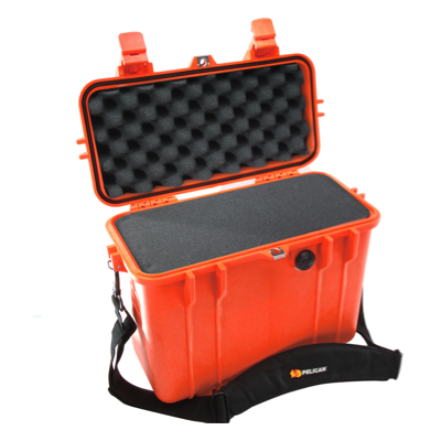 Pelican 1430 Protector Case ORANGE WATERTIGHT With Foam