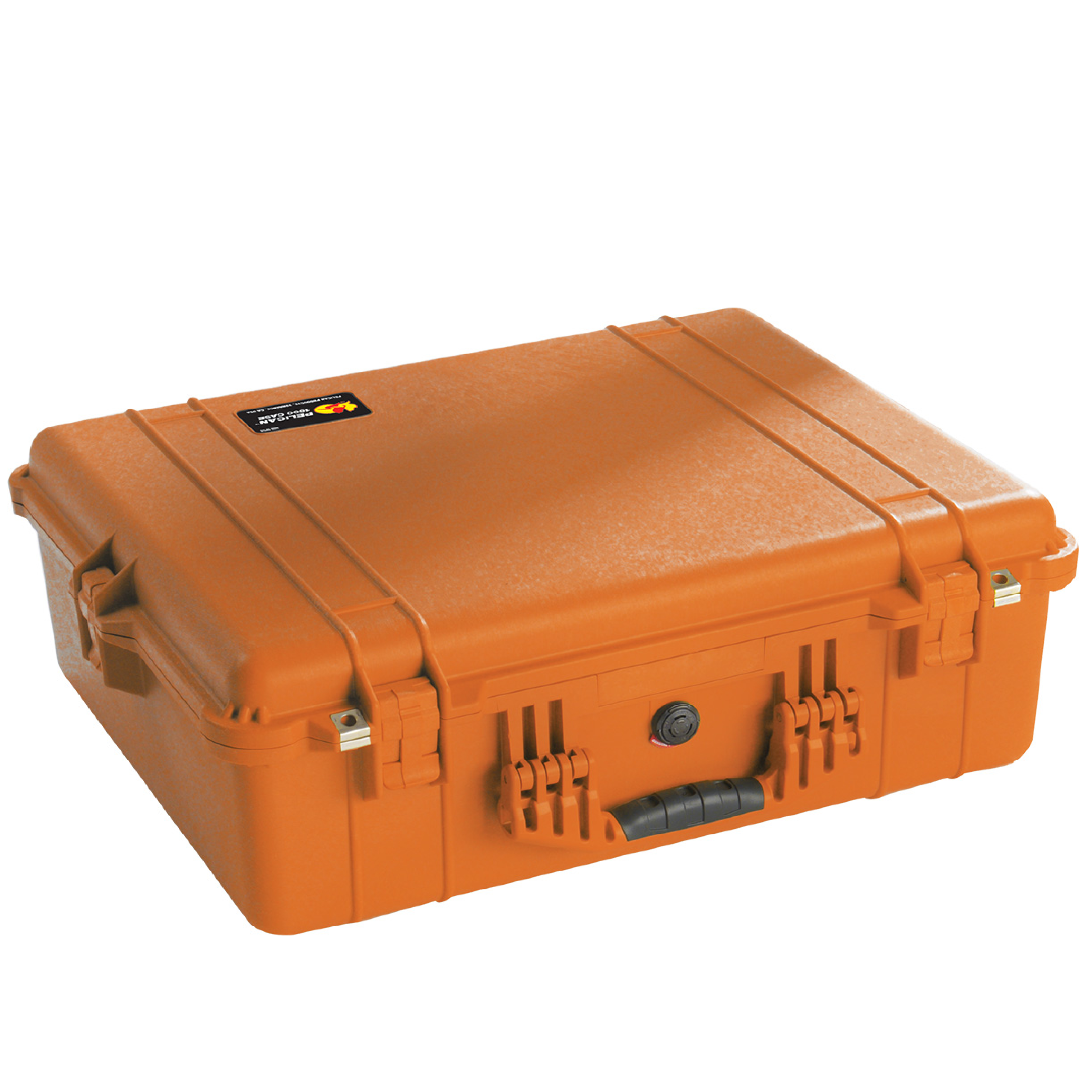 Pelican 1600 Protector Case Orange With Internal Foam