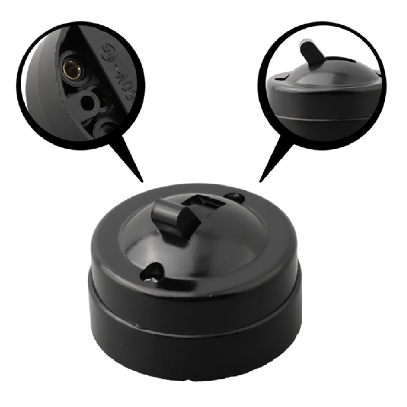 RETRO Light Switch Single Control 1 GANG 1 WAY