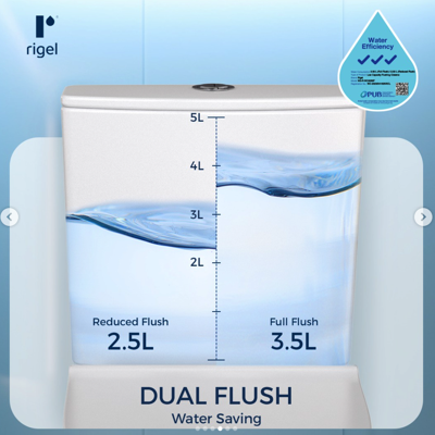 RIGEL NR-WB9030F WHIRLWASH Toilet Bowl