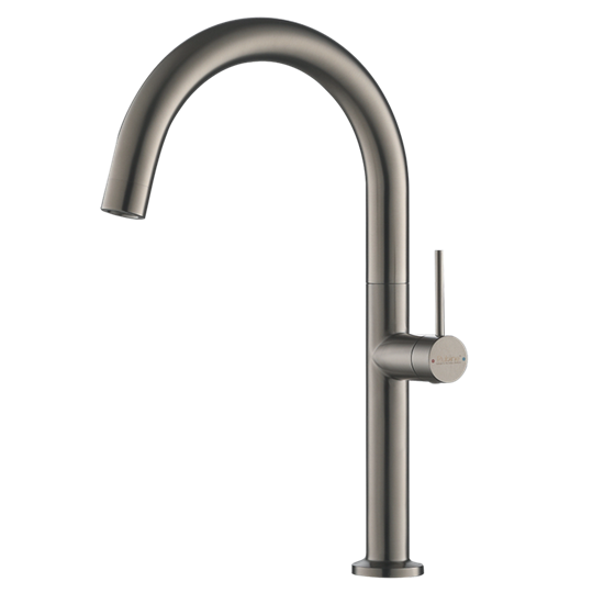 Rubine INOX Kitchen Sink MIXER Tap HOT & COLD GUN METAL INOX 7743 GM