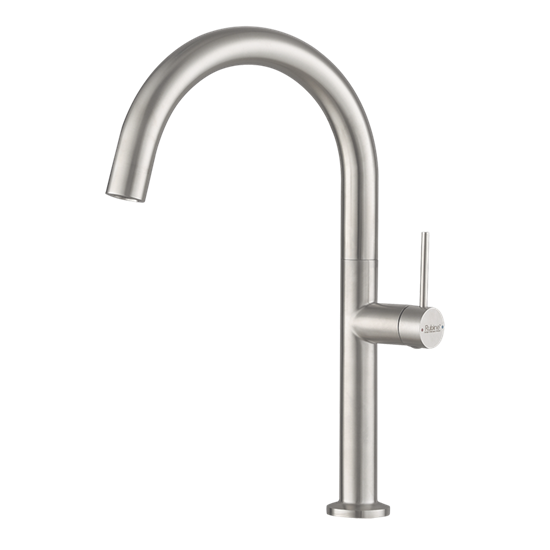 Rubine INOX Kitchen Sink MIXER Tap HOT & COLD STAINLESS STEEL INOX 7743 SS