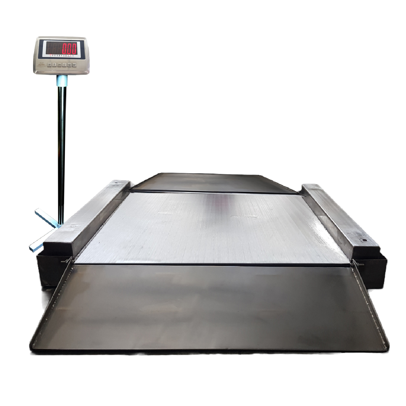 SHARK Ultra Low Profile PLATFORM With RAMP Floor Weighing Scale FULLY STAINLESS STEEL