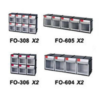 SHUTER Small Parts Storage System Mobile Stand Cart MS-2M202