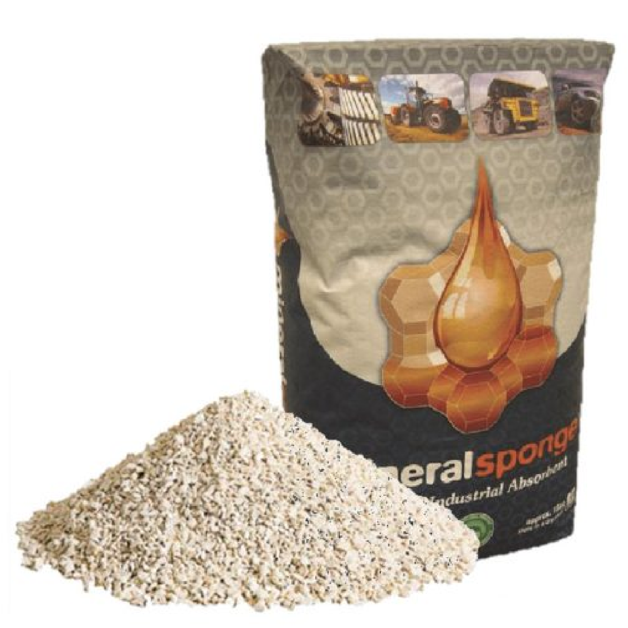 SPILLFIX Mineral SPONGE GRANULAR Absorbent 9KG/14L BAG