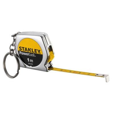 STANLEY Key Ring POWERLOCK Pocket Measuring Tape 1M 39-055