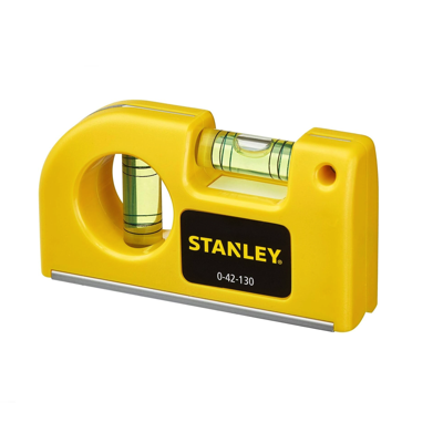 STANLEY Pocket Level Magnetic 2 VIALS 0-42-130