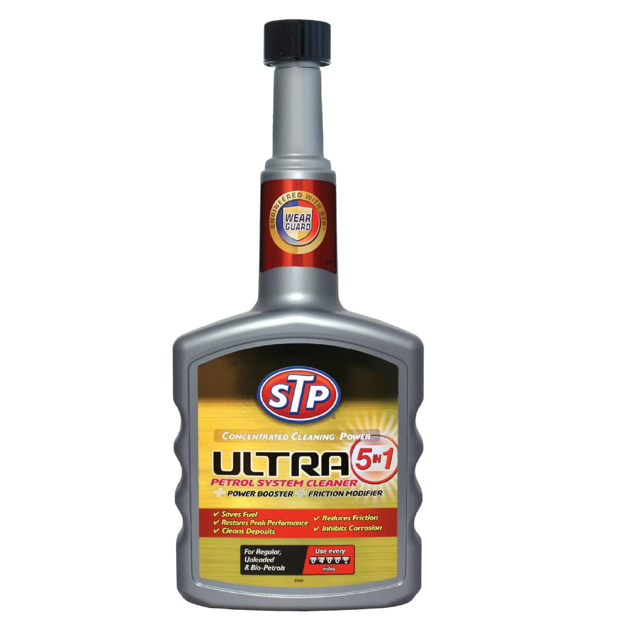 STP ULTRA 5-IN-1 Petrol System Cleaner 400ML S18410A