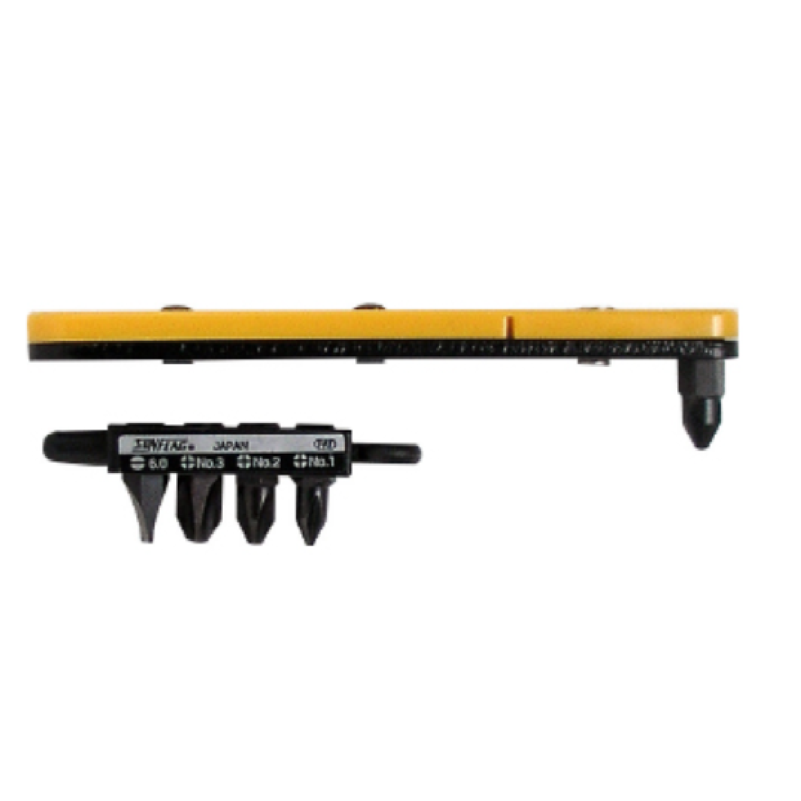 SUNFLAG FLAT RIGHT ANGLE Driver With 5PC Bits Set