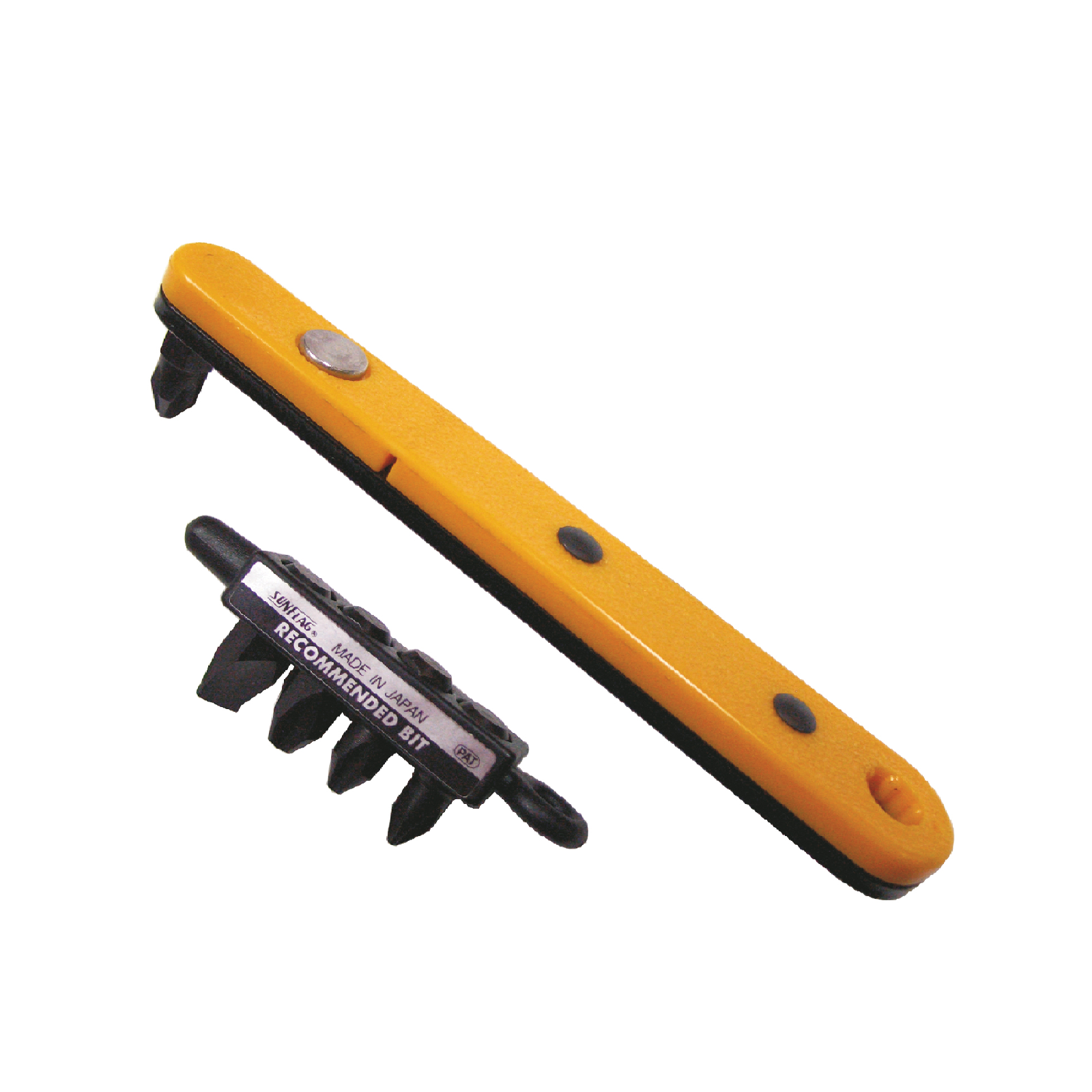 SUNFLAG FLAT RIGHT ANGLE Driver With 5PC Bits Set