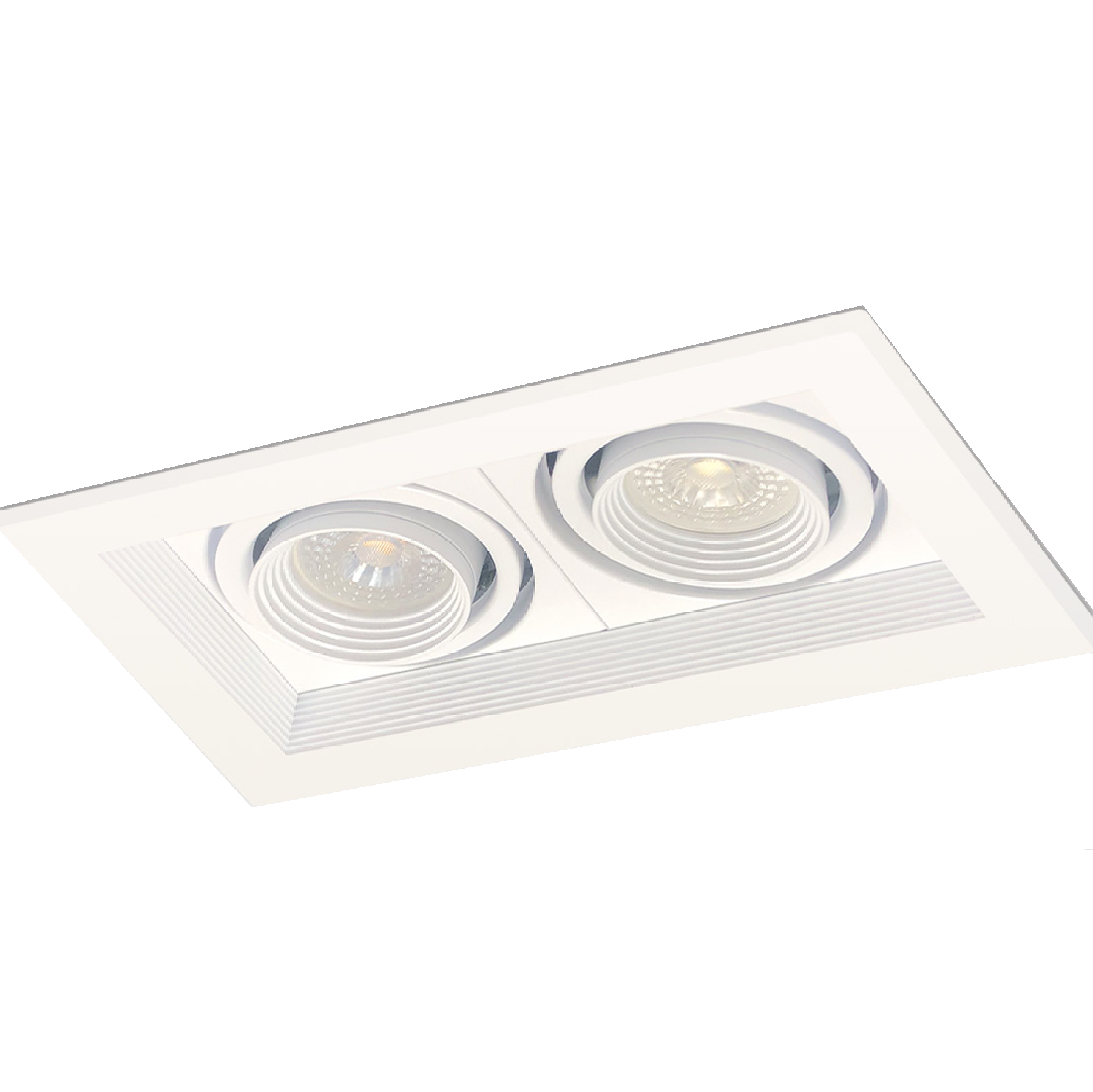 Sunshine DOUBLE SQUARE RECESSED DOWNLIGHT (Cut Hole Size 105MM X 200MM) FDAC-S2