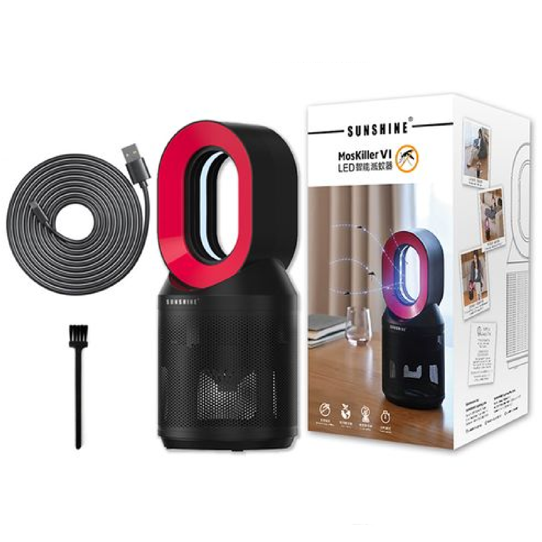 Sunshine MOSKILLER VI LED Smart Mosquito Insect Killer LMK06BK