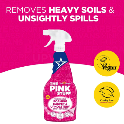 THE PINK STUFF The Miracle Foaming Carpet & Upholstery Stain Remover 500ML