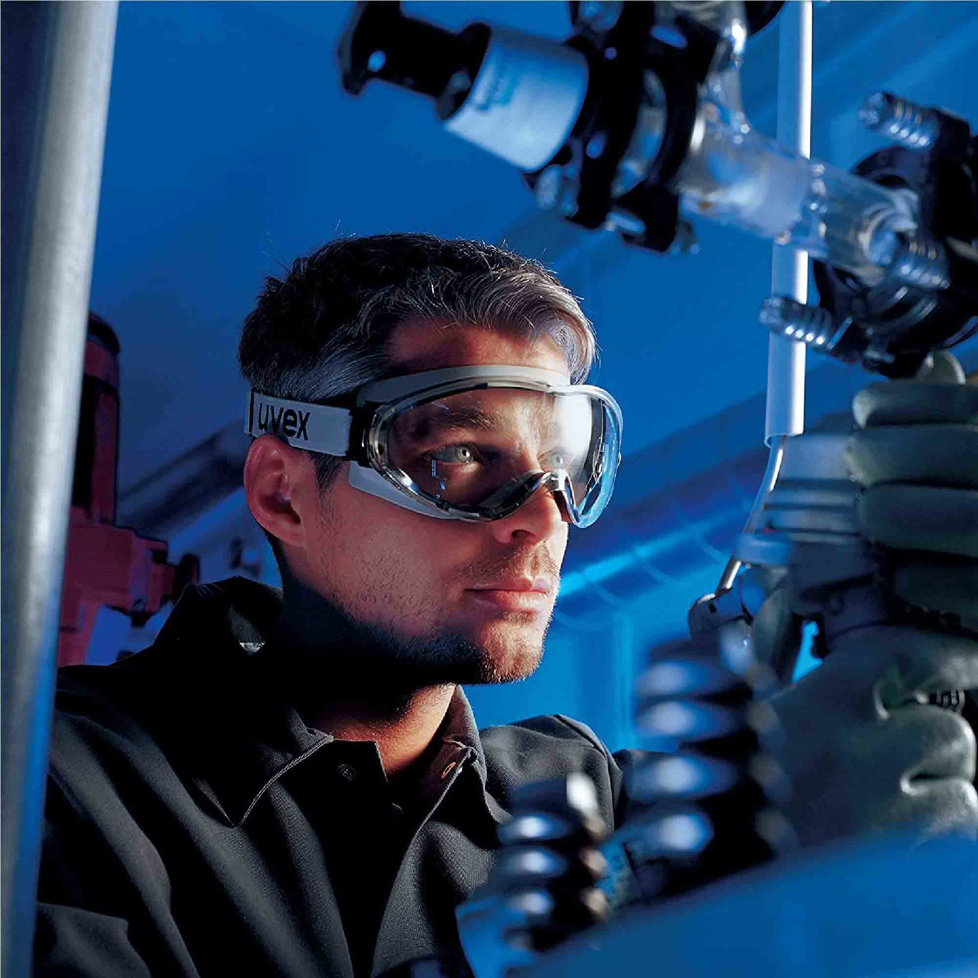 UVEX 9302-285 ULTRASONIC PC Clear Safety Goggles