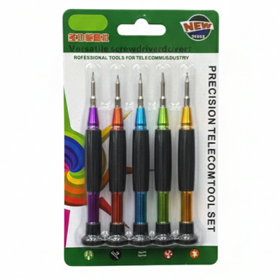Versatile MULTI-FUNCTIONAL Precision Screwdrivers Telecom Tool 5PC/SET