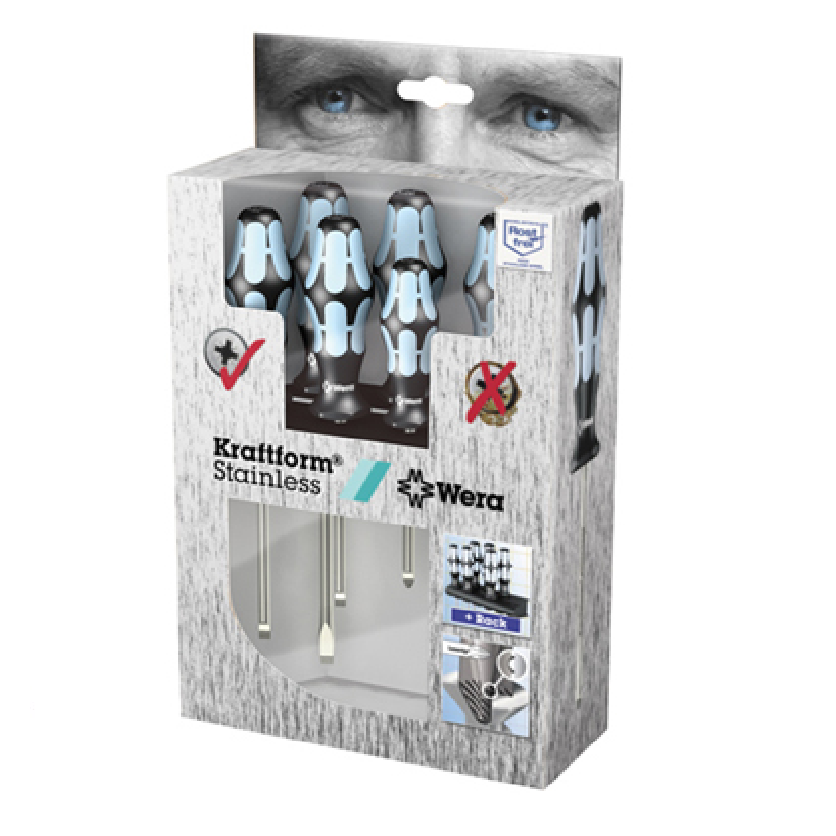 Wera STAINLESS STEEL Screwdriver 6PC/SET