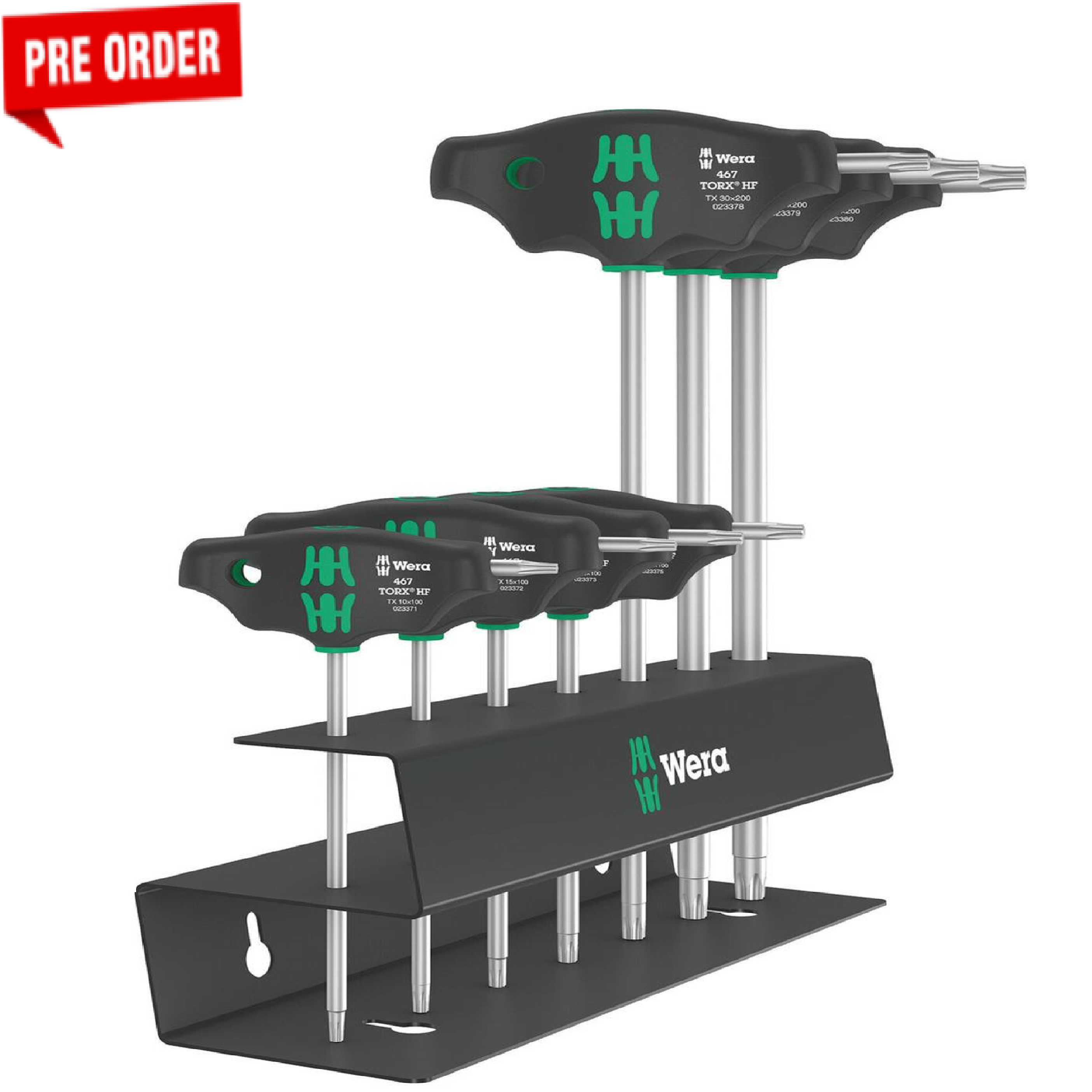 Wera T-Handle TORX KEY 05023456001, 7PC/SET